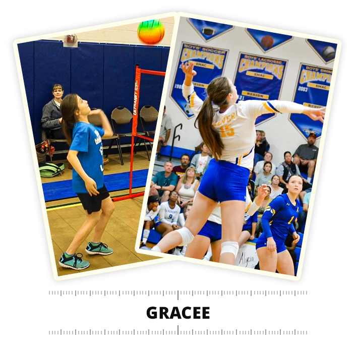 Gracee Volleyball Card