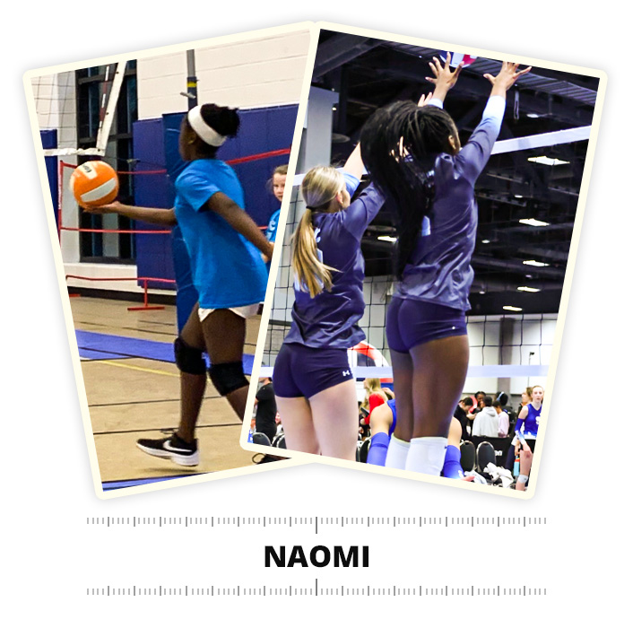 Naomi Volleyball Card